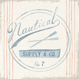 Floursack Nautical IX Boat by Danhui Nai. SKU 55268a. Archival Giclee Fine art print for wall decor.