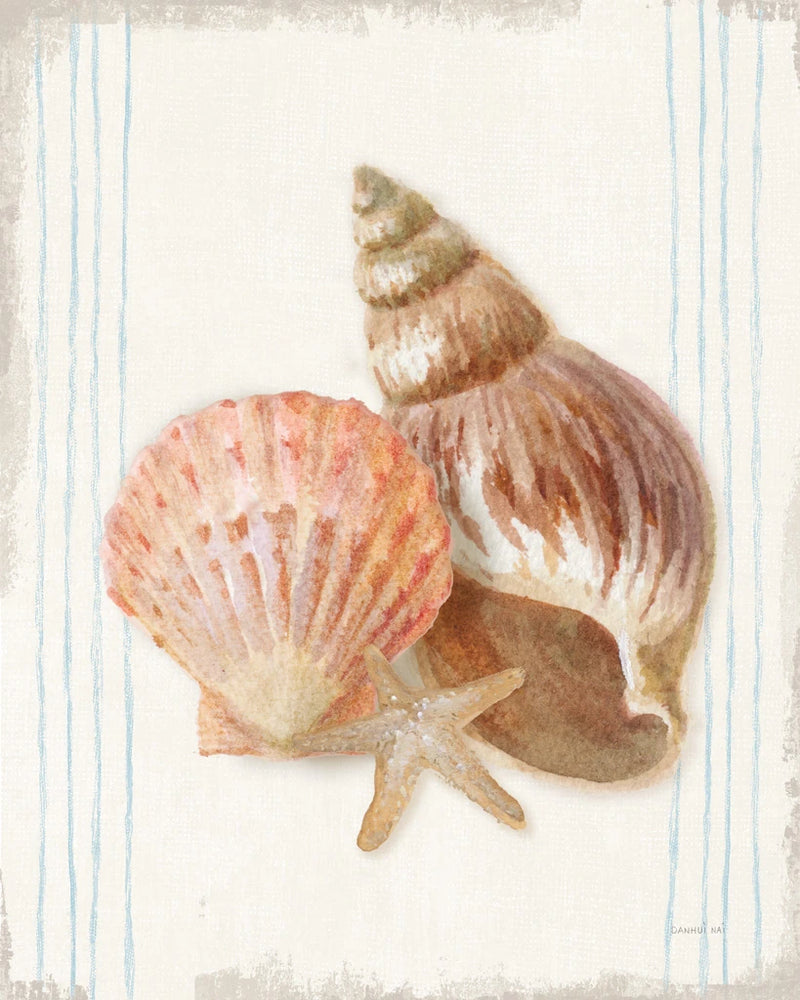 Floursack Nautical Shells I by Danhui Nai