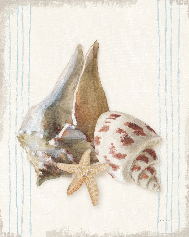 Floursack Nautical Shells II by Danhui Nai