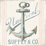 Floursack Nautical Square V by Danhui Nai. SKU 61351a. Archival Giclee Fine art print for wall decor.