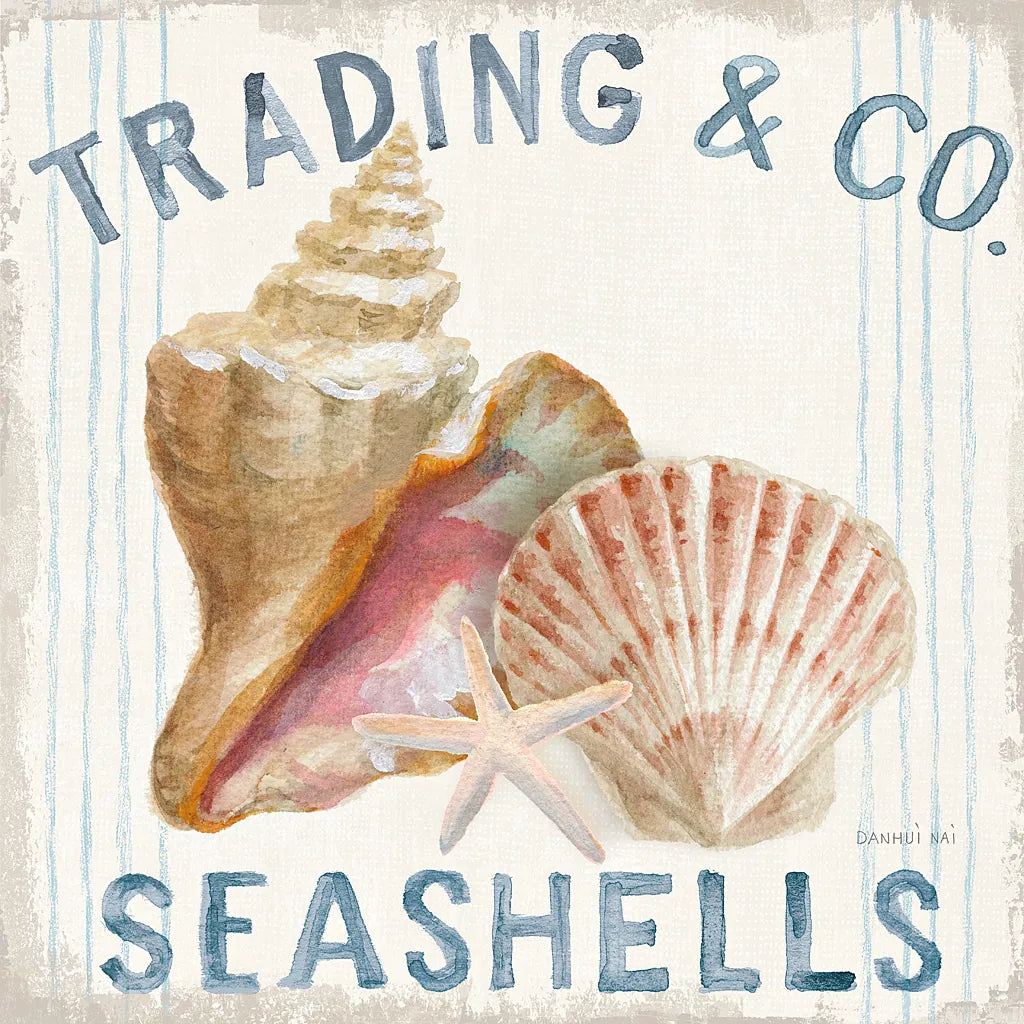 Floursack Nautical XIV Sq by Danhui Nai. SKU 55271a. Archival Giclee Fine art print for wall decor.