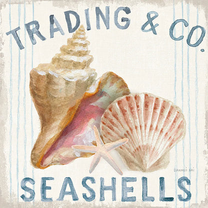 Floursack Nautical XIV Sq by Danhui Nai. SKU 55271a. Archival Giclee Fine art print for wall decor.