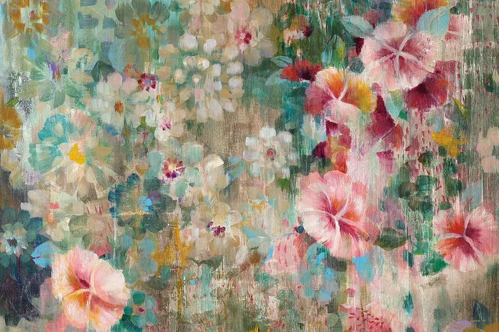 Flower Shower Crop by Danhui Nai. SKU 28651i. Archival Giclee Fine art print for wall decor.