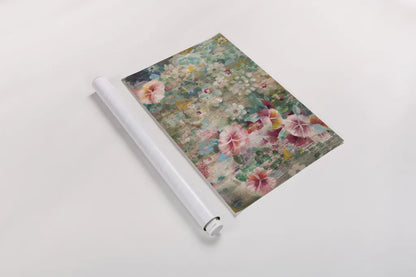 Flower Shower Crop by Danhui Nai. shown as a rolled paper print. Available as archival giclee rolled canvas, fine art paper, or poster print. SKU 28651i.