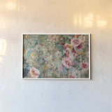 Flower Shower Crop by Danhui Nai. shown as a paper print in a white frame. Available as a archival giclee rolled canvas, fine art paper, or poster print. SKU 28651i.