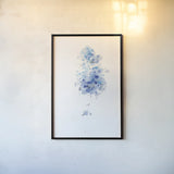 Flower Study II by Danhui Nai. shown as a paper print in a black flame. Available as a archival giclee rolled canvas, fine art paper, or poster print. SKU 68349h.