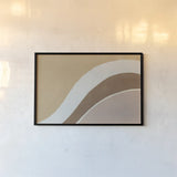 Flowing II Neutral Crop by Danhui Nai. shown as a paper print in a black flame. Available as a archival giclee rolled canvas, fine art paper, or poster print. SKU 75820i.