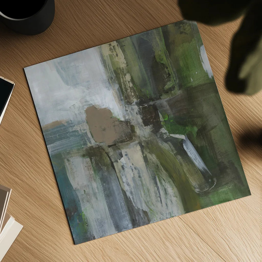 Forest Feel I by Danhui Nai. Shown as a detailed flat fine art print, highlighting archival giclee quality. Available as an archival giclee rolled canvas, fine art paper, or poster print. SKU 81743a.