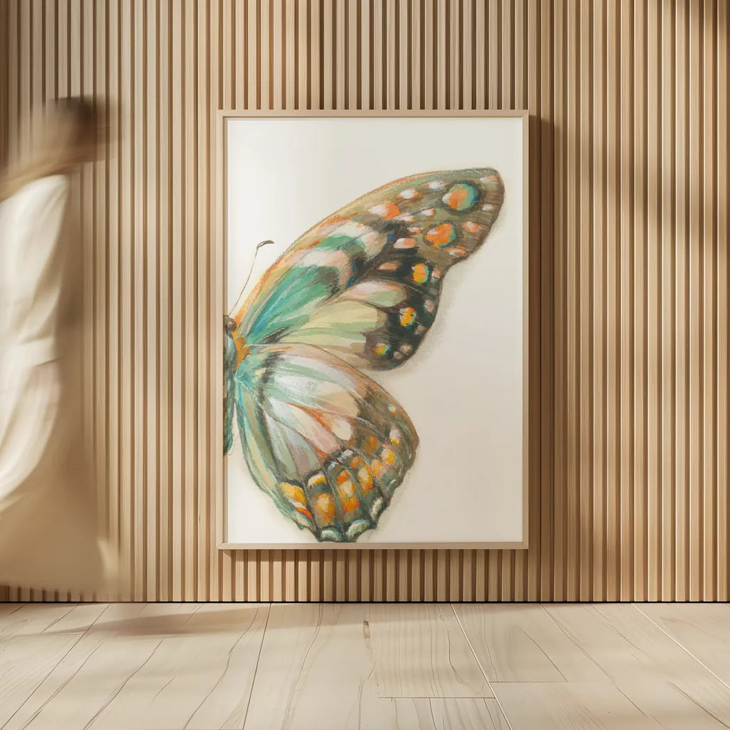 Fragile Wings II by Danhui Nai. shown as over sized large wall art. Available as an archival giclee rolled canvas, fine art paper, or poster print. SKU 65686h.