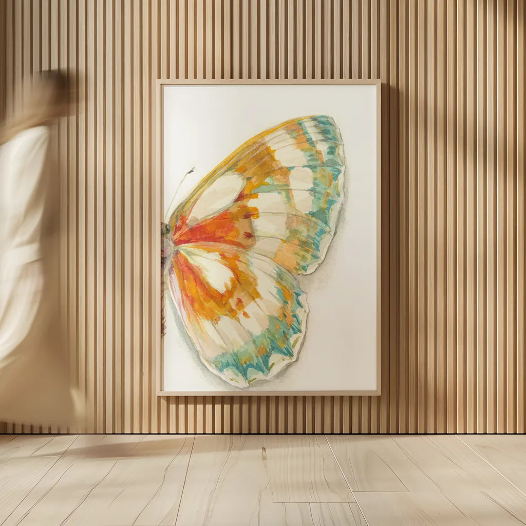 Fragile Wings IV by Danhui Nai. shown as over sized large wall art. Available as an archival giclee rolled canvas, fine art paper, or poster print. SKU 65688h.