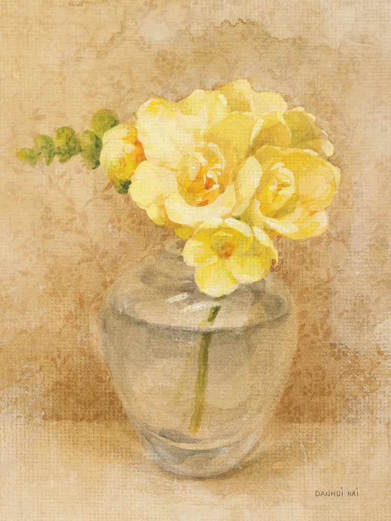 Freesia Blossom in Glass by Danhui Nai