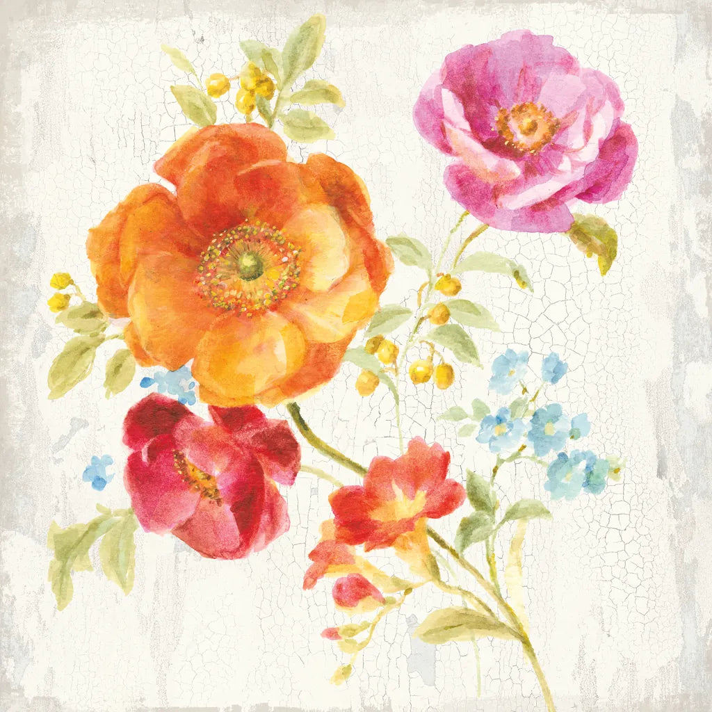 Full Bloom II by Danhui Nai. SKU 61368a. Archival Giclee Fine art print for wall decor.