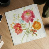 Full Bloom III by Danhui Nai. Shown as a detailed flat fine art print, highlighting archival giclee quality. Available as an archival giclee rolled canvas, fine art paper, or poster print. SKU 61369a.