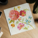 Full Bloom IV by Danhui Nai. Shown as a detailed flat fine art print, highlighting archival giclee quality. Available as an archival giclee rolled canvas, fine art paper, or poster print. SKU 61370a.
