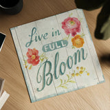 Full Bloom X Floral by Danhui Nai. Shown as a detailed flat fine art print, highlighting archival giclee quality. Available as an archival giclee rolled canvas, fine art paper, or poster print. SKU 61816a.