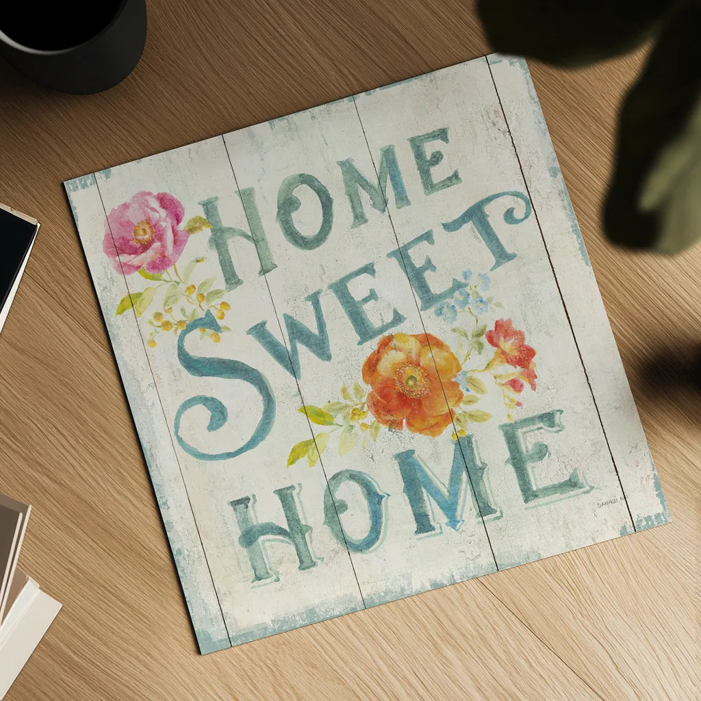 Full Bloom XI Floral by Danhui Nai. Shown as a detailed flat fine art print, highlighting archival giclee quality. Available as an archival giclee rolled canvas, fine art paper, or poster print. SKU 61817a.