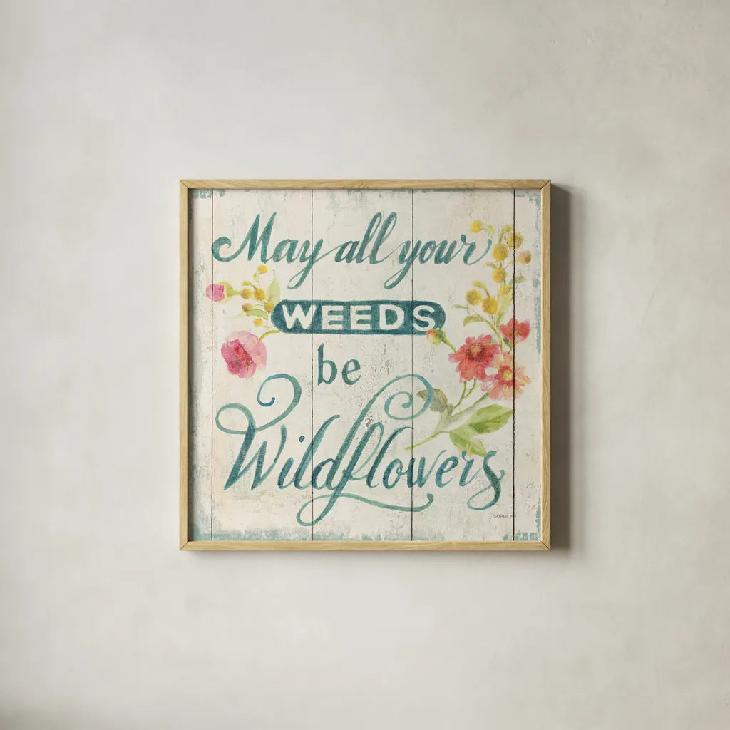 Full Bloom XII Floral by Danhui Nai. Shown in a natural wood glass frame for a timeless modern aesthetic. Available as an archival giclee rolled canvas, fine art paper, or poster print. SKU 61818a.