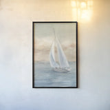 Full Sail I Crop by Danhui Nai. shown as a paper print in a black flame. Available as a archival giclee rolled canvas, fine art paper, or poster print. SKU 70936h.