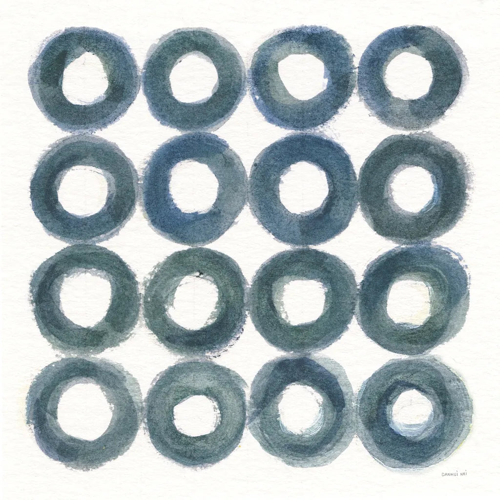 Fullness of Circles by Danhui Nai. SKU 70424a. Archival Giclee Fine art print for wall decor.