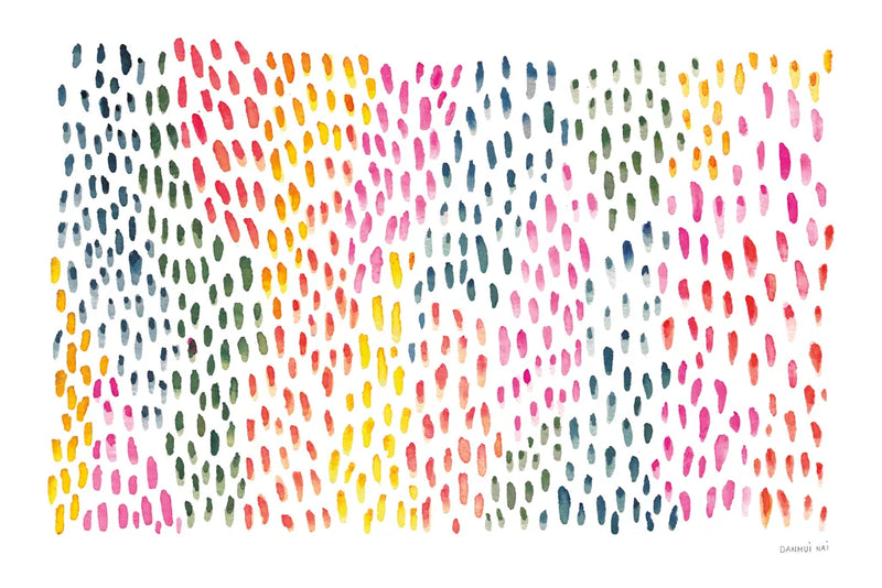 Fullness of Dots by Danhui Nai. SKU 70423i. Archival Giclee Fine art print for wall decor.
