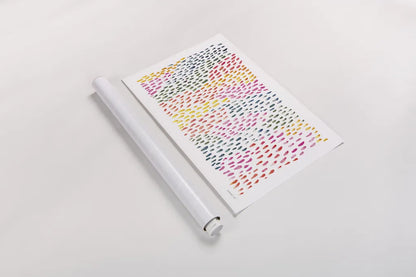 Fullness of Dots by Danhui Nai. shown as a rolled paper print. Available as archival giclee rolled canvas, fine art paper, or poster print. SKU 70423i.