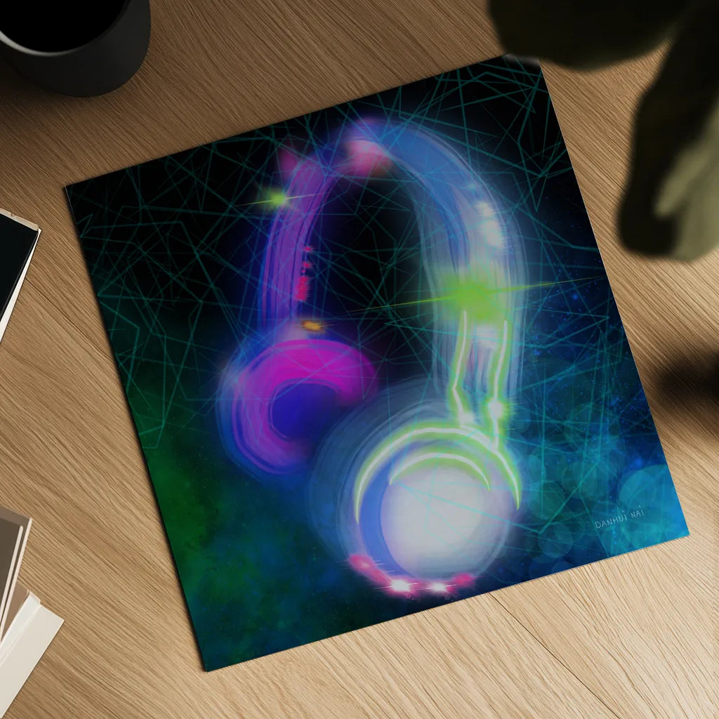 Game On IV by Danhui Nai. Shown as a detailed flat fine art print, highlighting archival giclee quality. Available as an archival giclee rolled canvas, fine art paper, or poster print. SKU 85233a.