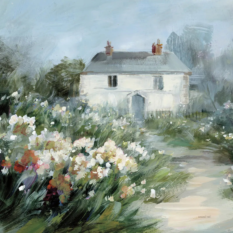 Garden View I by Danhui Nai. SKU 93393a. Archival Giclee Fine art print for wall decor.