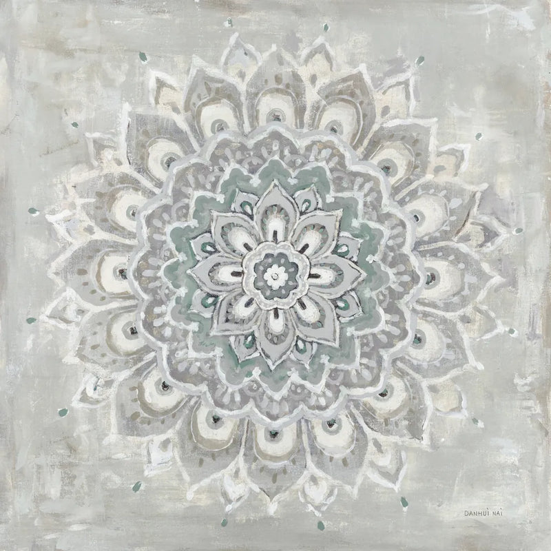Gentle Mandala by Danhui Nai. SKU 86228a. Archival Giclee Fine art print for wall decor.