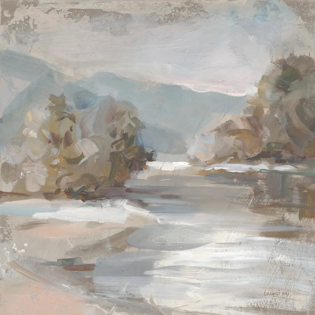 Gentle Valley by Danhui Nai. SKU 84442a. Archival Giclee Fine art print for wall decor.