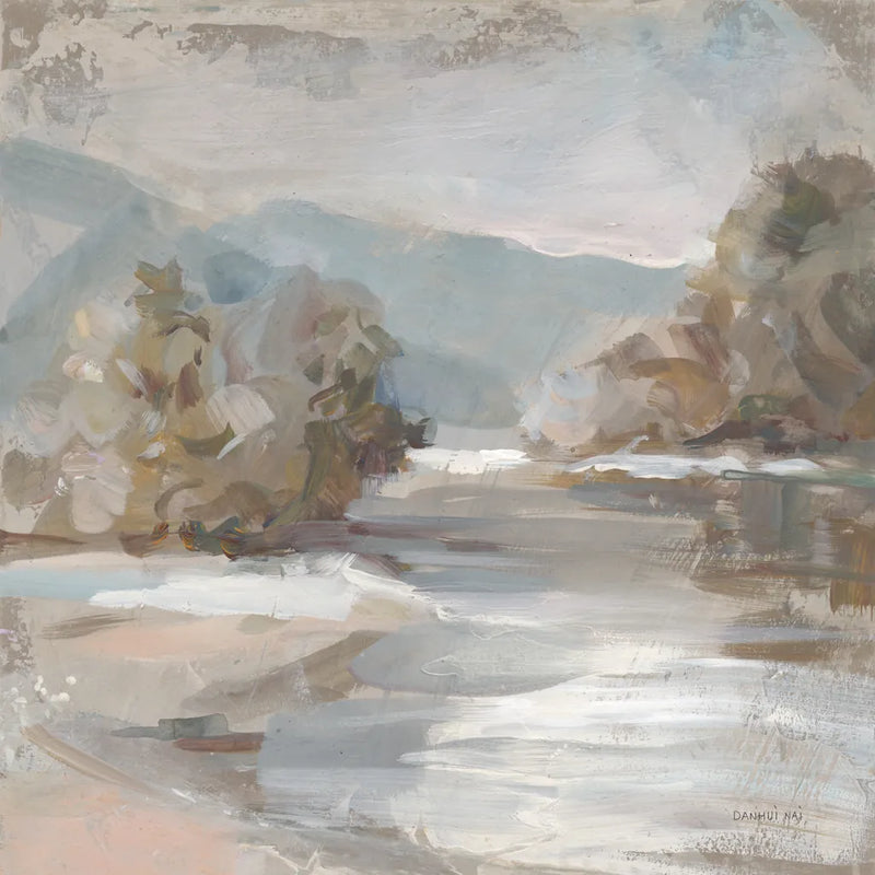 Gentle Valley by Danhui Nai. SKU 84442a. Archival Giclee Fine art print for wall decor.