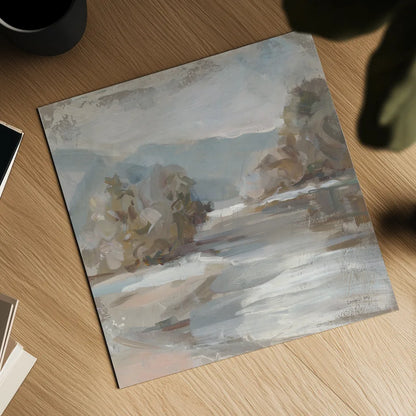 Gentle Valley by Danhui Nai. Shown as a detailed flat fine art print, highlighting archival giclee quality. Available as an archival giclee rolled canvas, fine art paper, or poster print. SKU 84442a.