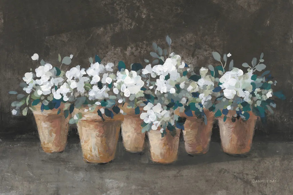 Geranium Glory I by Danhui Nai. SKU 84144i. Archival Giclee Fine art print for wall decor.