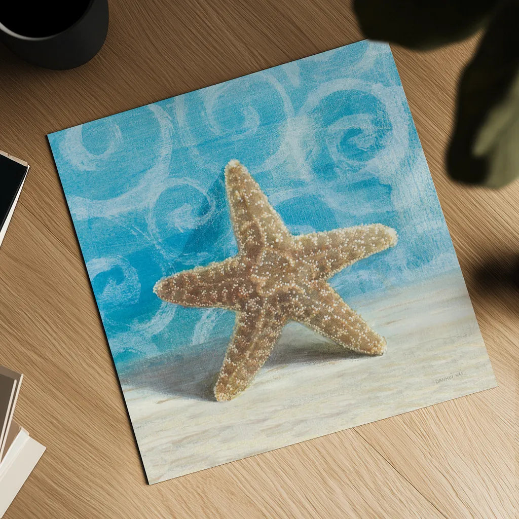 Gift from the Sea III by Danhui Nai. Shown as a detailed flat fine art print, highlighting archival giclee quality. Available as an archival giclee rolled canvas, fine art paper, or poster print. SKU 5249a.