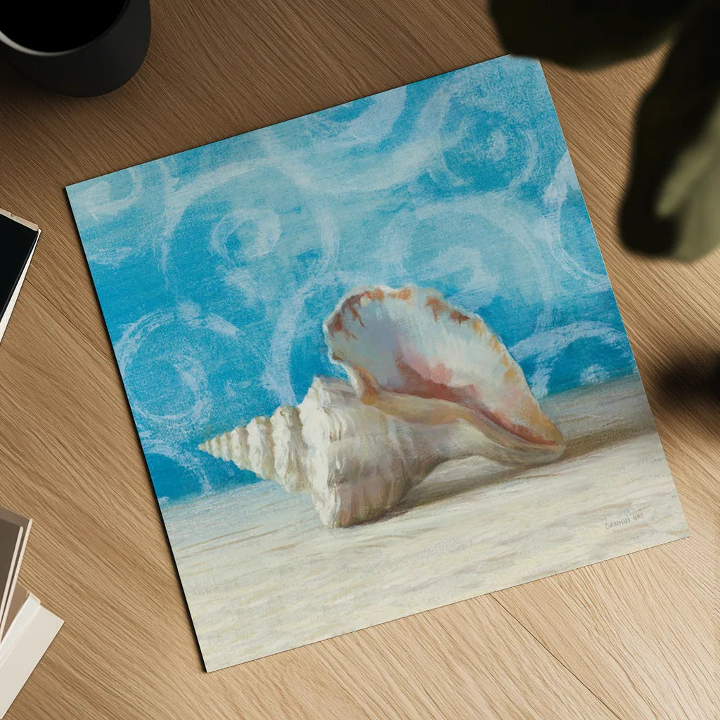 Gift from the Sea IV by Danhui Nai. Shown as a detailed flat fine art print, highlighting archival giclee quality. Available as an archival giclee rolled canvas, fine art paper, or poster print. SKU 5250a.