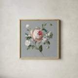 Gifts from the Garden II by Danhui Nai. Shown in a natural wood glass frame for a timeless modern aesthetic. Available as an archival giclee rolled canvas, fine art paper, or poster print. SKU 59653a.
