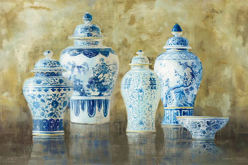Ginger Jar Still Life v.2 by Danhui Nai. SKU 19056i. Archival Giclee Fine art print for wall decor.