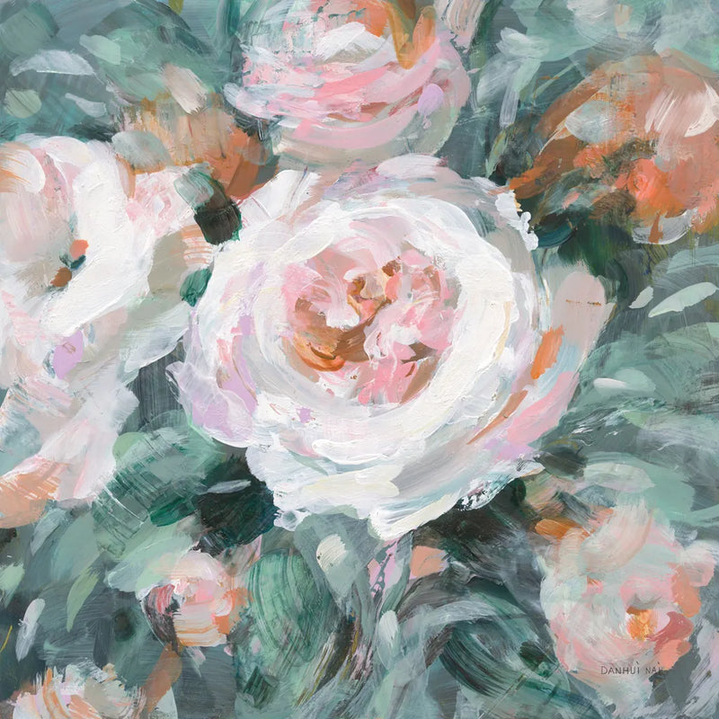 Glimpses of Roses III by Danhui Nai. SKU 82549a. Archival Giclee Fine art print for wall decor.