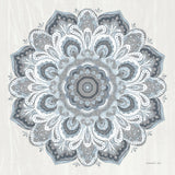 Goa Mandala II Dusty Blue by Danhui Nai. SKU 89989a. Archival Giclee Fine art print for wall decor.