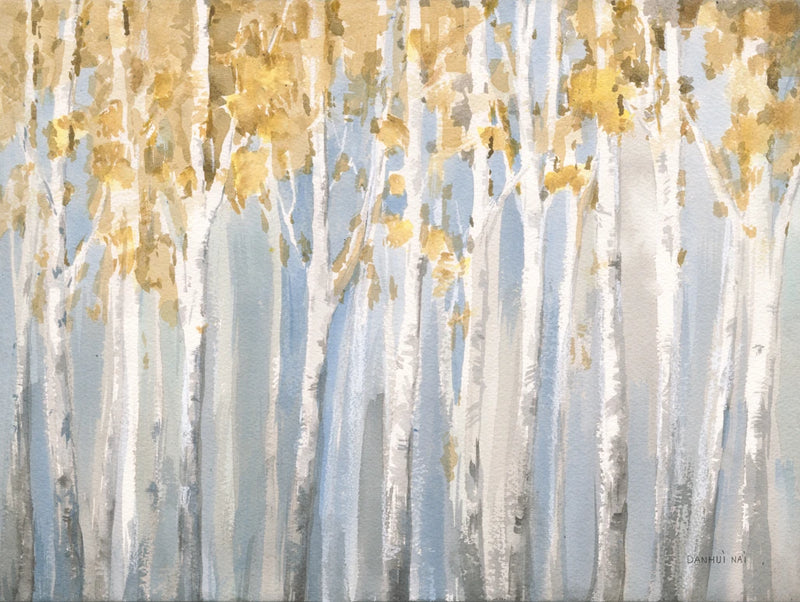 Golden Birches by Danhui Nai