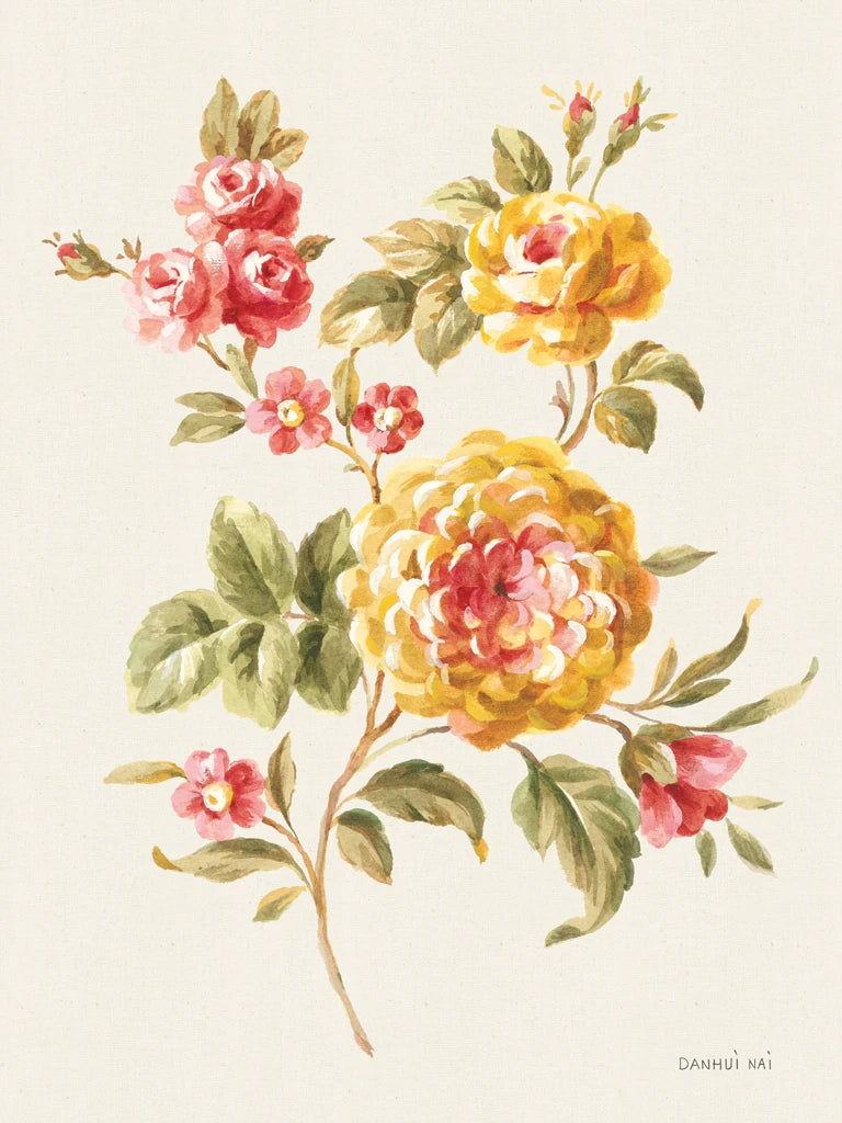 Golden Flowers I by Danhui Nai