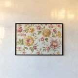 Golden Flowers III by Danhui Nai. shown as a paper print in a black flame. Available as a archival giclee rolled canvas, fine art paper, or poster print. SKU 13391i.