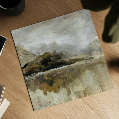 Golden Hills by Danhui Nai. Shown as a detailed flat fine art print, highlighting archival giclee quality. Available as an archival giclee rolled canvas, fine art paper, or poster print. SKU 98053a.