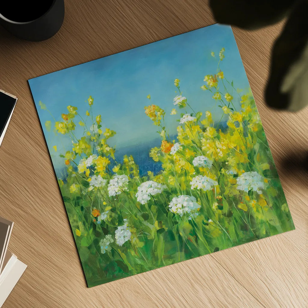 Golden Hour by Danhui Nai. Shown as a detailed flat fine art print, highlighting archival giclee quality. Available as an archival giclee rolled canvas, fine art paper, or poster print. SKU 54624a.