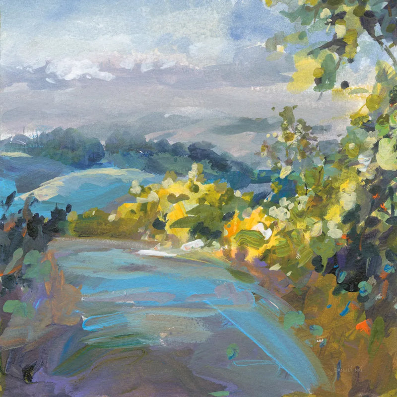 Golden Valley by Danhui Nai. SKU 64839a. Archival Giclee Fine art print for wall decor.