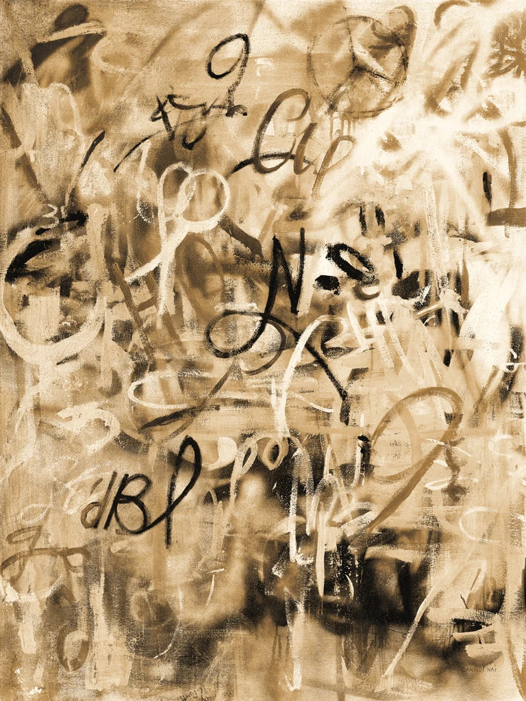 Graffiti Freedom Sepia by Danhui Nai
