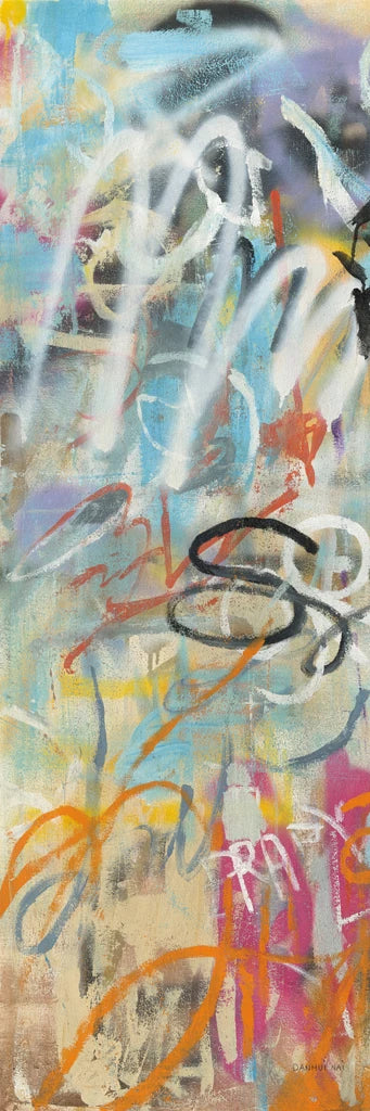 Graffiti Love Panel I by Danhui Nai