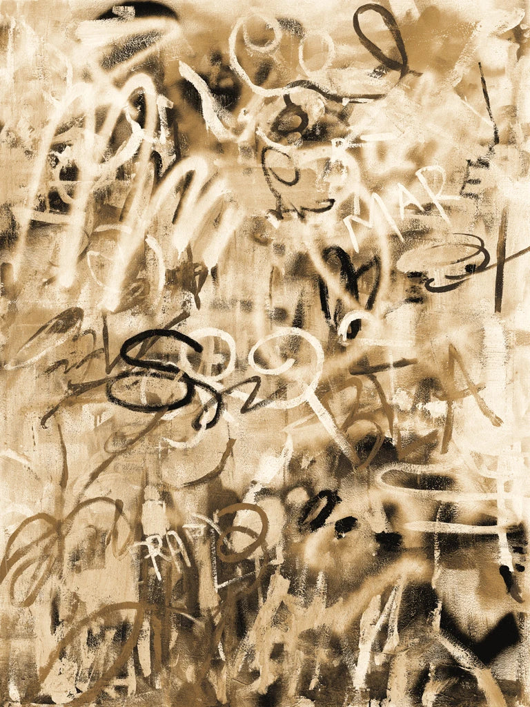 Graffiti Love Sepia by Danhui Nai