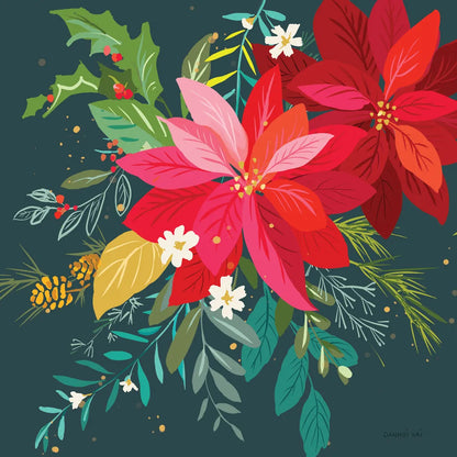 Graphic Christmas II by Danhui Nai. SKU 84422a. Archival Giclee Fine art print for wall decor.