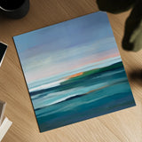 Graphic Seascape by Danhui Nai. Shown as a detailed flat fine art print, highlighting archival giclee quality. Available as an archival giclee rolled canvas, fine art paper, or poster print. SKU 102550a.