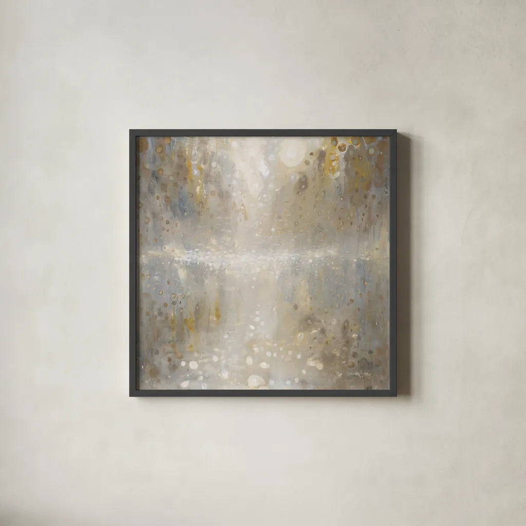 Gravity by Danhui Nai. Shown in a sleek black glass frame for a contemporary gallery look. Available as an archival giclee rolled canvas, fine art paper, or poster print. SKU 84149a.